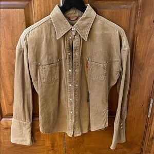 Tan Button Down Shirt
